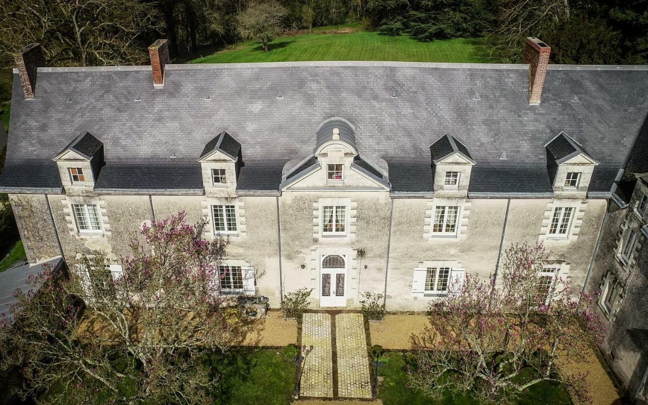 Château de la Grand'cour Grandchamp-des-Fontaines Exterior foto